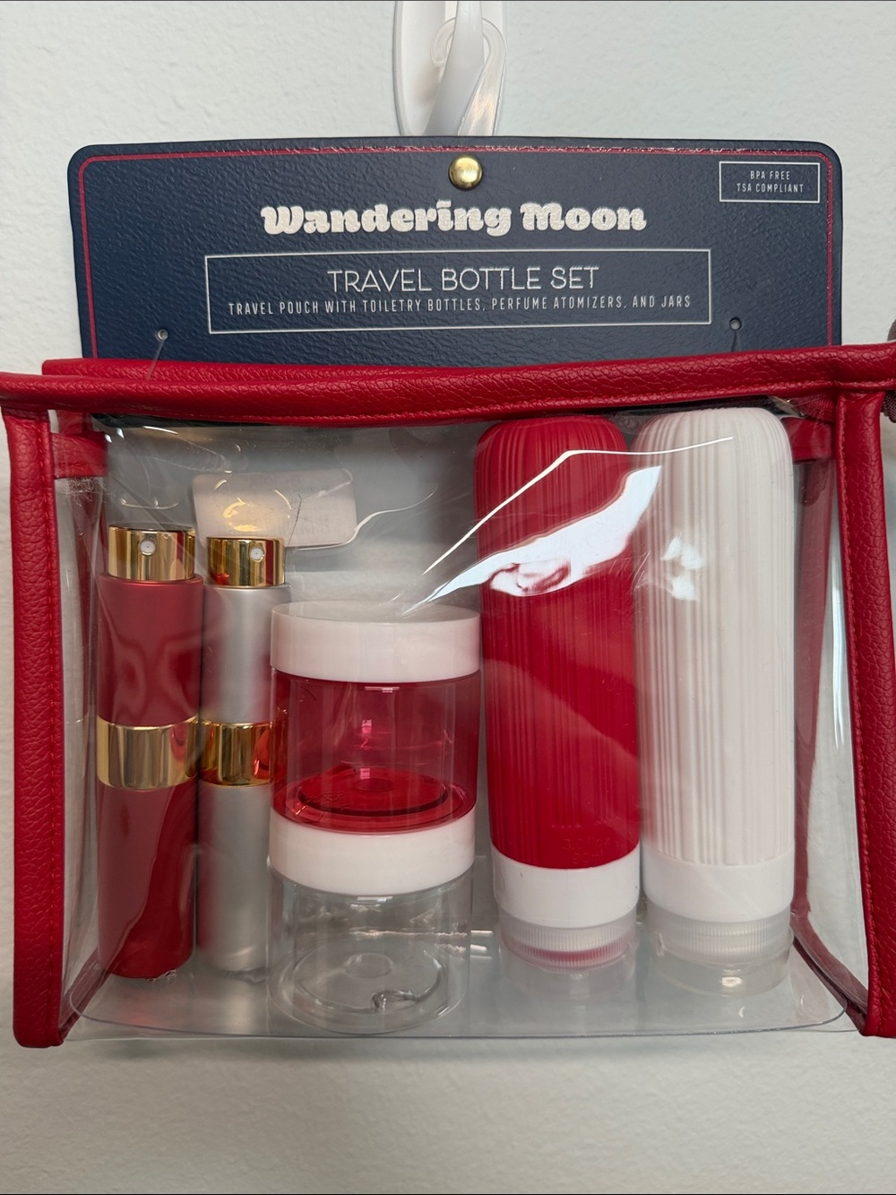 Wandering Moon | Red Gingham Travel Packing Set (14 pc) ♥️ - Picture 11 of 14